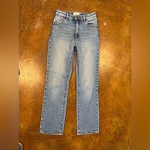 Rollas original High rise straight light wash jeans size 26